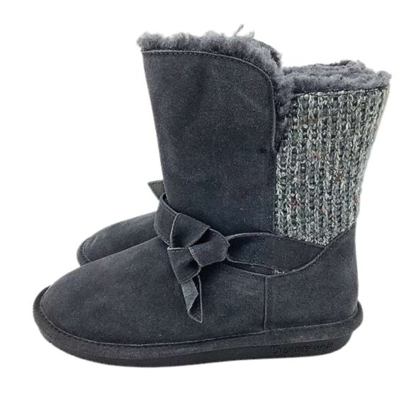 BearPaw | Women's Geneva Boots | Charcoal | Size 8 - Picture 5 of 7